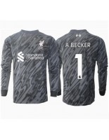 Moške Nogometnih dresov Liverpool Alisson Becker #1 Vratar Domači 2024-25 Dolgi rokavi